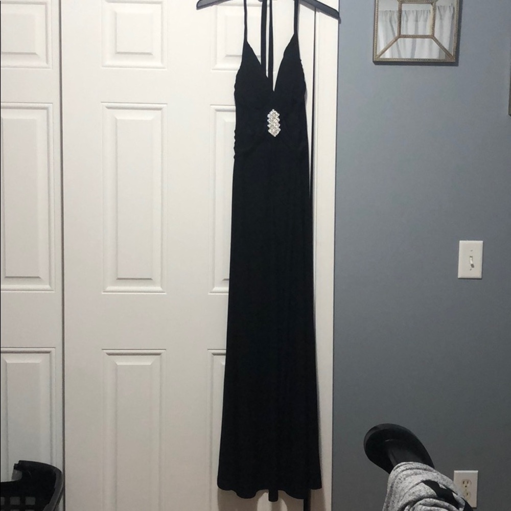 Long black formal dress